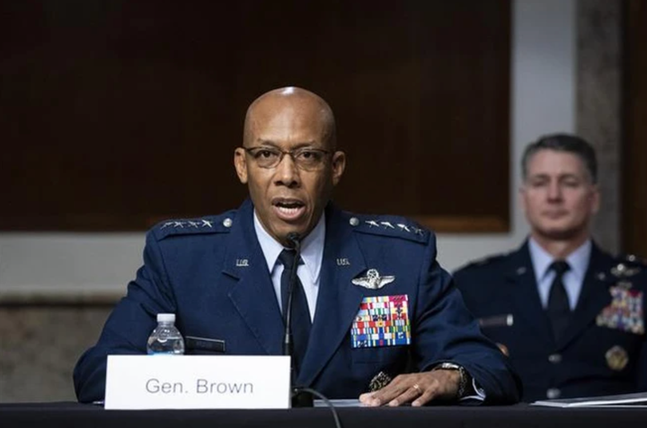 Tướng Charles Brown - Chủ tịch Hội đồng Tham mưu trưởng liên quân Mỹ. (Ảnh: Getty)