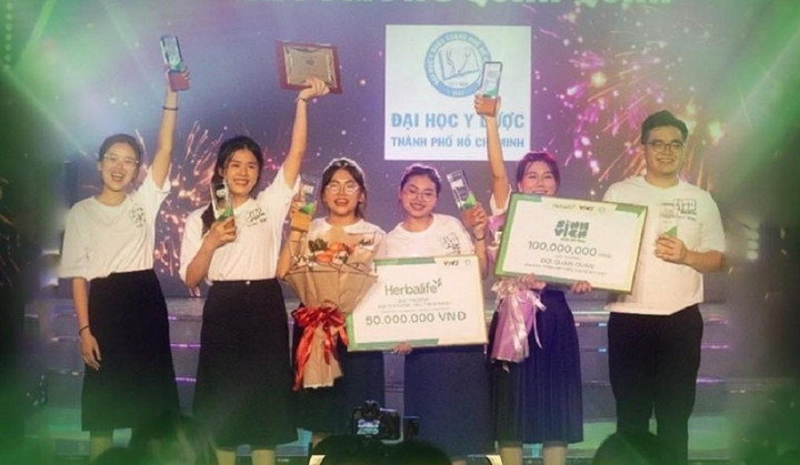 Bình An cùng đội tuyển Trường Đại học Y Dược TP.HCM giành giải quán quân Cuộc thi Sinh viên thế hệ mới năm 2023