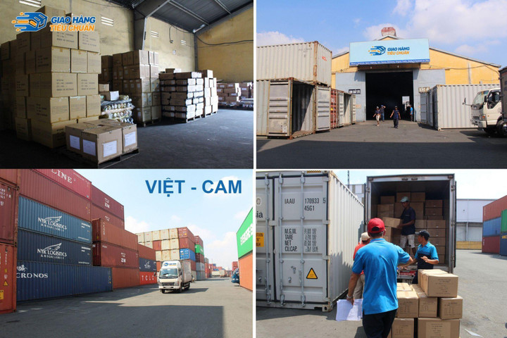 Hàng hoá thông qua tuyến vận tải Việt Nam - Campuchia ngày càng tăng.