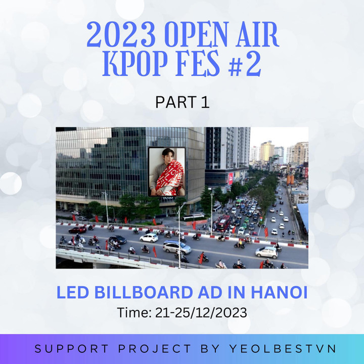 FC ChanYeol (EXO) thuê đèn LED trình chiếu hình ảnh thần tượng tại tòa nhà Capital Place 29 Liễu Giai từ 21-25/12.