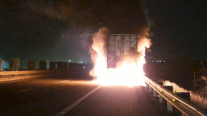 Hiện trường vụ cháy.