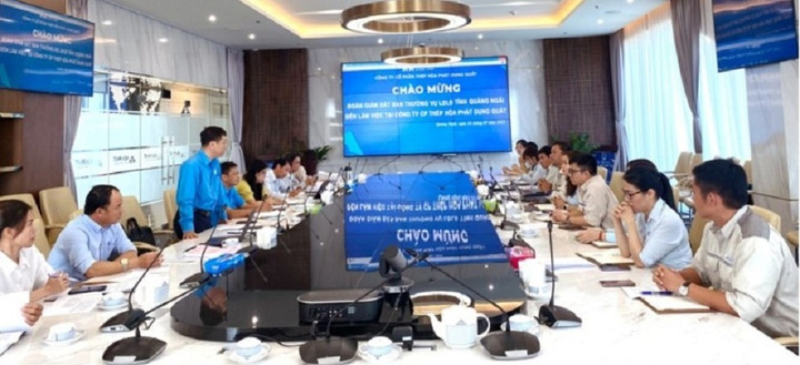 Giám sát tại Công ty CP Thép Hòa Phát Dung Quất.