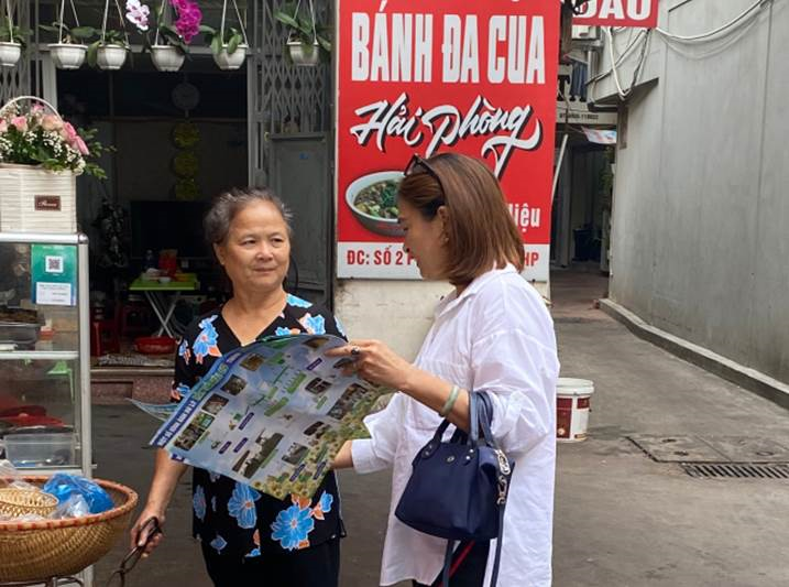 Phối hợp Xí Nghiệp MTĐT Ngô Quyền 2 tăng cường tuyên truyền, kiểm tra mô hình PLRTN tại Nhà hàng, các quán kinh doanh ăn uống trên tuyến đường Phạm Ngũ Lão.