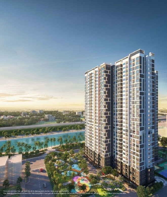 Tòa căn hộ ZR2 The Zurich view trọn cảnh quan nội khu đậm chất Thụy Sĩ và kế cận hồ San Hô xanh mát quanh năm.