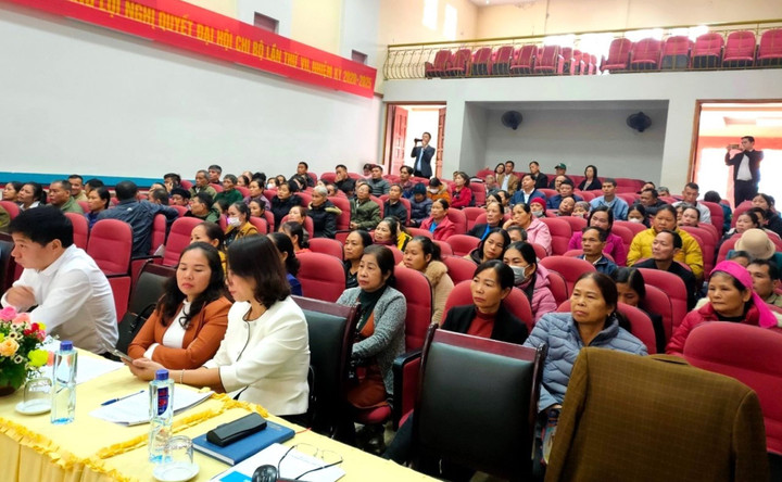 Các hội viên dự và thảo luận tại hội nghị. (Ảnh: Tiến Hảo)