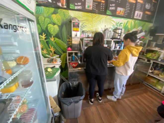 Phối hợp XNMT Hồng Bàng 2 tăng cường tuyên truyền, kiểm tra mô hình PLRTN tại: Cafe no 1987 trên đường Thế Lữ.