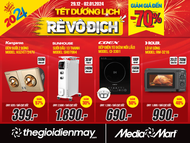 Siêu thị điện máy giảm đến 70% dịp Tết Dương lịch - 4