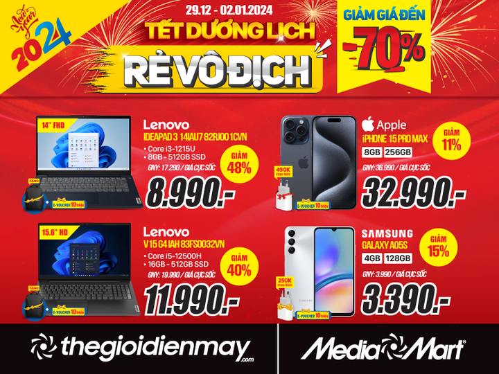 Siêu thị điện máy giảm đến 70% dịp Tết Dương lịch - 5