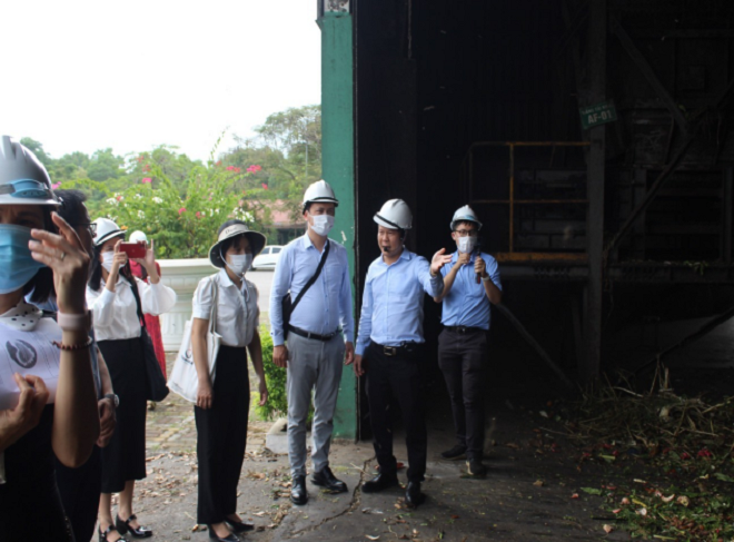 Phối hợp KLHXLCT Tràng Cát đón đoàn đại biểu của trường Đào tạo cán bộ - Bộ TN&MT xuống thăm quan và học tập tại Tràng Cát.