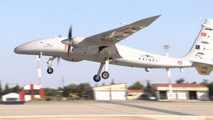 Bayraktar TB2 Akinci. (Ảnh: TRB Haber)