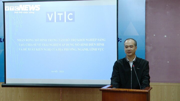 Hội thảo Tổng kết nhân rộng mô hình trung tâm hỗ trợ khởi nghiệp đổi mới sáng tạo do Đài Truyền hình Kỹ thuật số VTC phối hợp với Trung tâm hỗ trợ khởi nghiệp sáng tạo Quốc gia tổ chức.