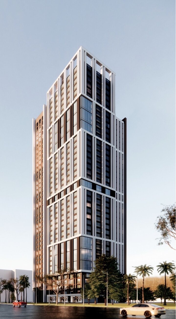 Tòa tháp văn phòng là công trình hoàn thiện không gian sống - làm việc - trải nghiệm tại đại đô thị Vinhomes Grand Park.