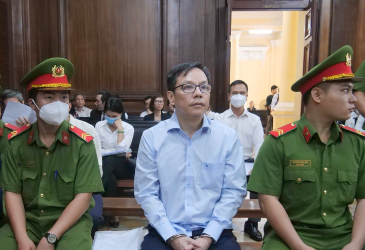 Bị cáo Diệp Dũng tại phiên tòa. (Ảnh: Hoàng Thọ)