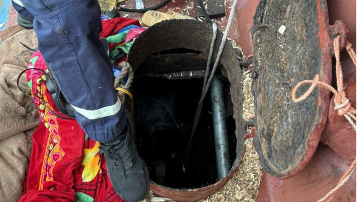 Khoang máy nơi xảy ra vụ ngạt khí.