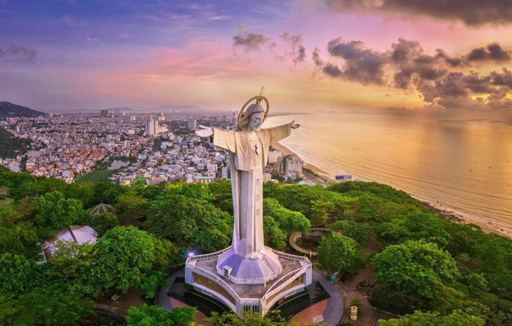 Tượng chúa Kito Vua Vũng Tàu. (Ảnh: Internet)