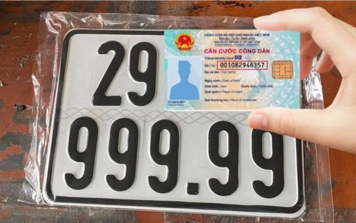 Biển số định danh giúp việc quản lý xe thuận lợi hơn. (Ảnh minh họa: KT)