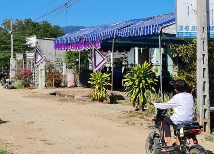 Ngôi nhà nơi xảy ra án mạng (Ảnh: D.K)