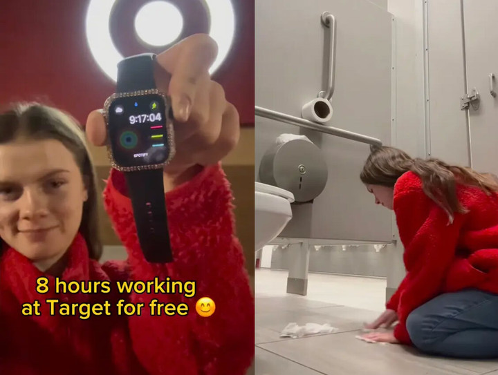 Madison tự nguyện dọn dẹp không công trong các siêu thị vì mê công việc này.