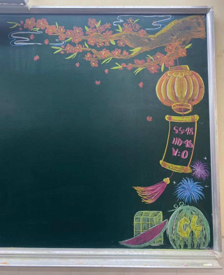 Nhìn bức tranh này được nhận xét là chuyên nghiệp không kém họa sỹ "xịn". (Ảnh: Ngọc Thuần)