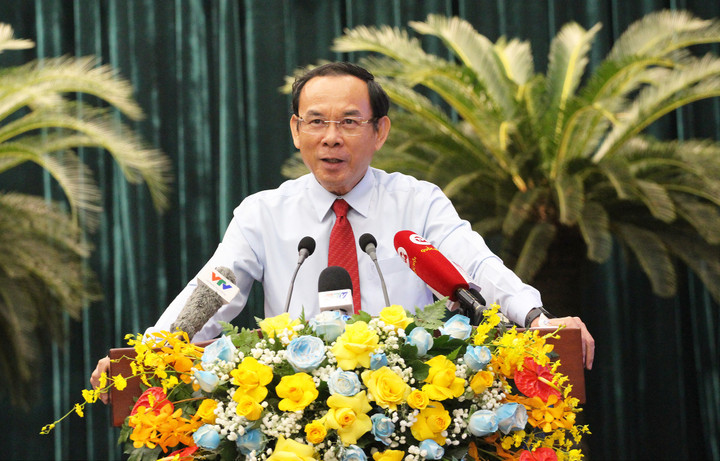 Bí thư Thành uỷ TP.HCM Nguyễn Văn Nên.