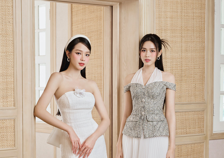 Hai Hoa hậu Việt Nam gồm Đỗ Thị Hà - Huỳnh Thị Thanh Thủy khoe nhan sắc yêu kiều như những quý cô nước Pháp với bộ sưu tập mới của NTK Lê Ngọc Lâm. Bộ sưu tập mang tên "Liberté" với những thiết kế hiện đại cho mùa xuân hè 2024