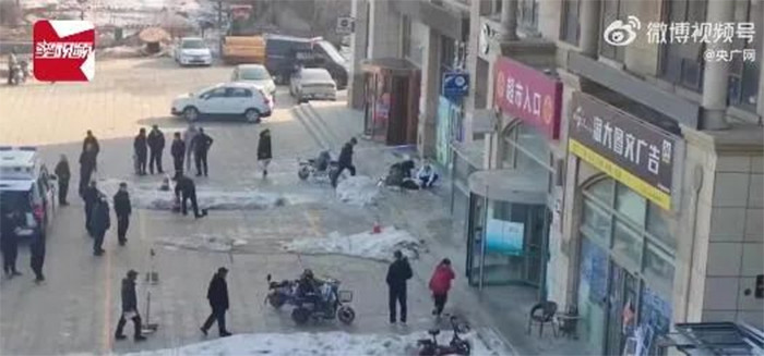 Hiện trường đã được phong tỏa sau khi tai nạn xảy ra.