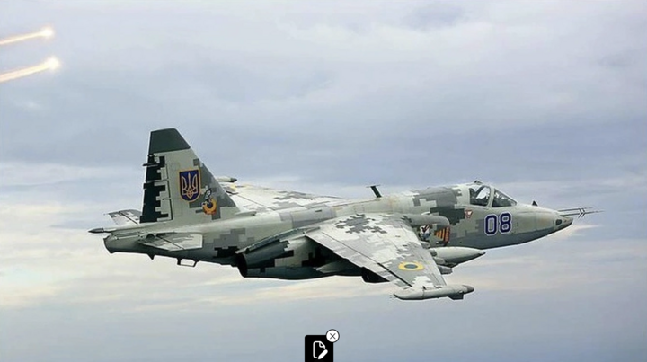 Một máy bay chiến đấu ném bom Su-25 của Ukraine. (Ảnh minh họa: Bộ Quốc phòng Ukraine)