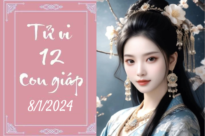 Tử vi vui 12 con giáp hôm nay ngày 8/1/2024: Dần tập trung, Mão may mắn (Ảnh minh họa).