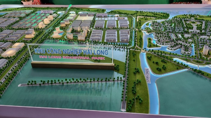 Khi hoàn thành, dự án Khu công nghiệp Hải Long sẽ thúc đẩy kinh tế địa phương phát triển.