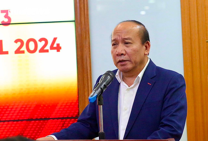 Ông Trần Minh Hùng - Phó Tổng Giám đốc VOV. (Ảnh: Thế Sơn).