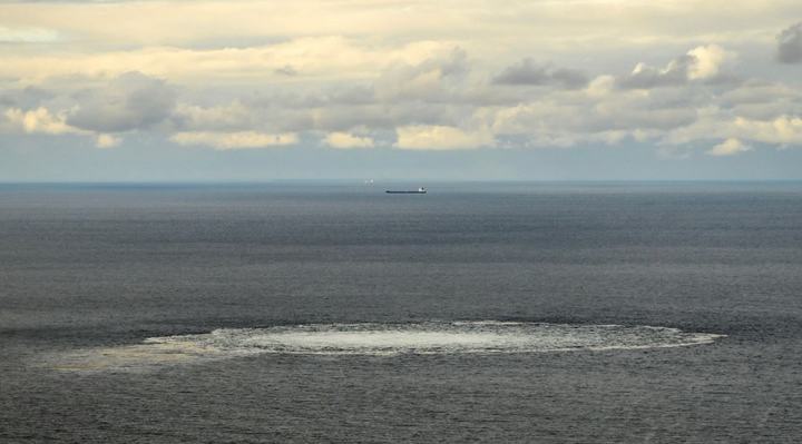 Đường ống dẫn khí Nord Stream bị hư hỏng ở biển Baltic hồi tháng 9 năm 2022. (Ảnh: Getty)