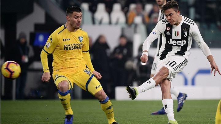 Juventus chạm trán Frosinone tại giải Coppa Italy