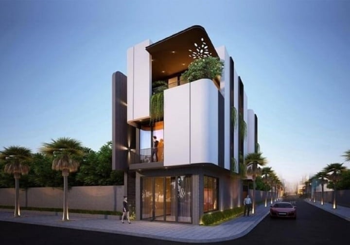 Kiểu nhà vừa để ở vừa kết hợp sử dụng làm showroom trưng bày sản phẩm. Nội thất bên trong được đơn giản hóa để tận dụng không gian bố trí các sản phẩm kinh doanh. (Ảnh: Soulconcept)