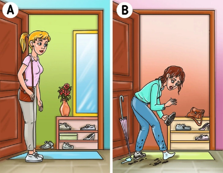 Bạn đoán cô gái nào đang nuôi chó?