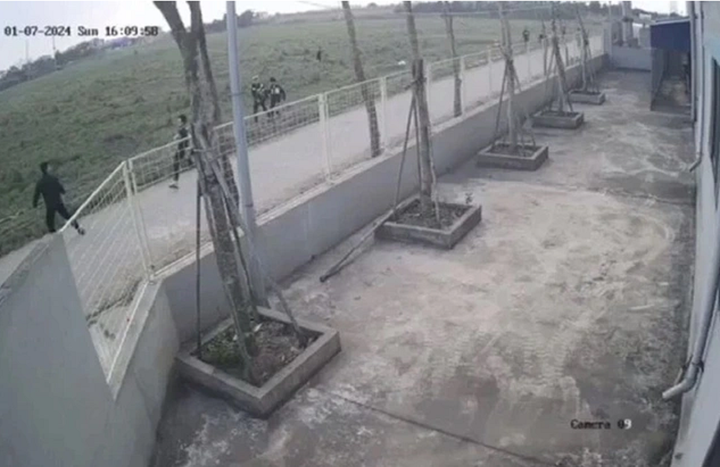 Hiện trường nơi xảy ra vụ việc nam sinh lớp 12 bị đánh hội đồng dẫn tới tử vong.