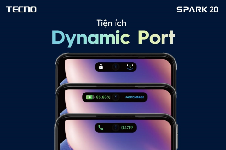 Cả ba sản phẩm đều được trang bị Dynamic Port tiện ích.