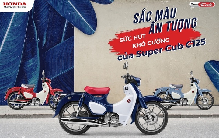 Honda Super Cub C125 phiên bản tiêu chuẩn. (Ảnh: Honda)