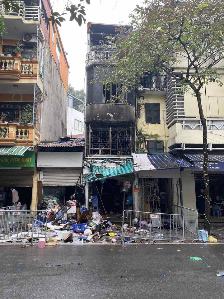 Ngôi nhà xảy ra hoả hoạn khiến 4 người thiệt mạng.