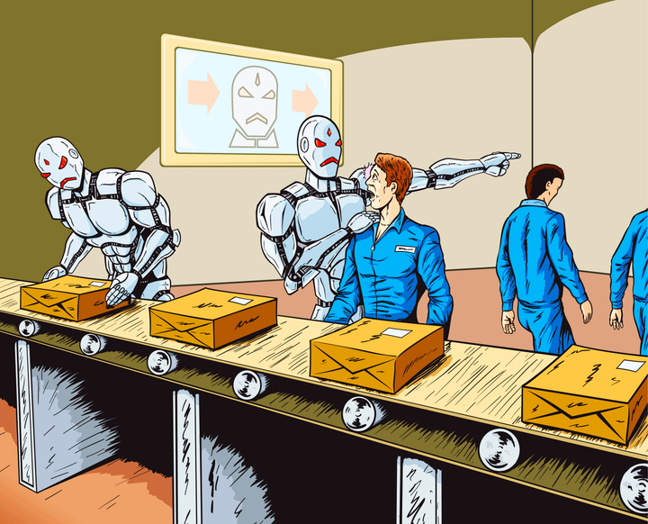 Mặc dù đúng là trí tuệ nhân tạo (AI) sẽ đảm nhận một số công việc, nhưng nó không thể "thống trị thế giới" như một số phương tiện truyền thông đưa tin. (Ảnh: Danomyte/ Shutterstock)