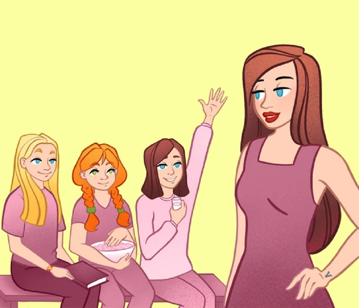 Bé gái nào là con của người phụ nữ này?