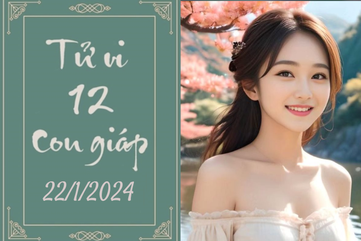 Tử vi vui 12 con giáp hôm nay ngày 22/1/2024: Mùi phong cách, Thìn cố gắng (Ảnh minh họa).
