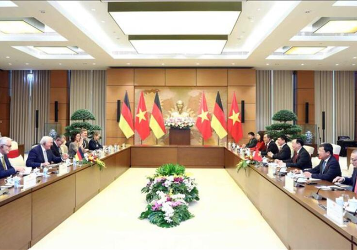 Chủ tịch Quốc hội Vương Đình Huệ hội kiến Tổng thống CHLB Đức - 4