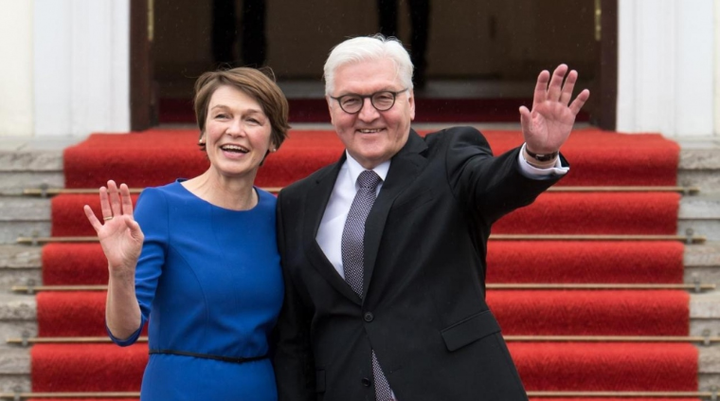 Tổng thống Đức Frank-Walter Steinmeier và Phu nhân. (Ảnh: Reuters)