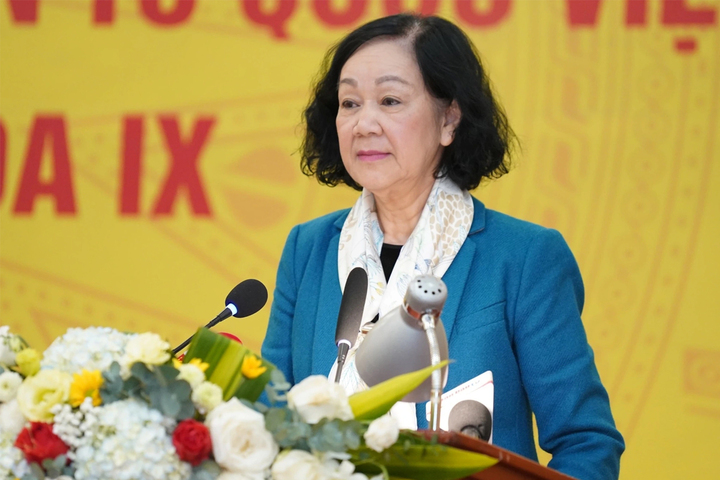 Thường trực Ban Bí thư, Trưởng ban Tổ chức Trung ương Trương Thị Mai.