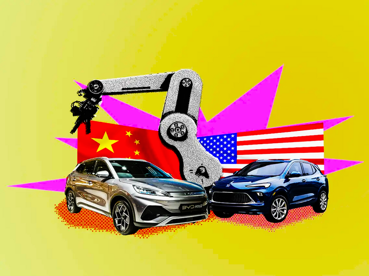 Các nhà sản xuất ô tô Trung Quốc sẽ hủy diệt hầu hết các hãng ô tô khác trên thế giới, nếu không có các rào cản thương mại nhất định.(Ảnh: Getty Images)