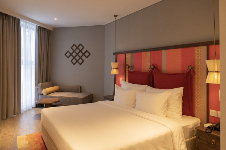Lưu trú tối giản nhưng vẫn đầy đủ tiện nghi tại M Continental. Ảnh: Mandala Chăm Bay Mũi Né