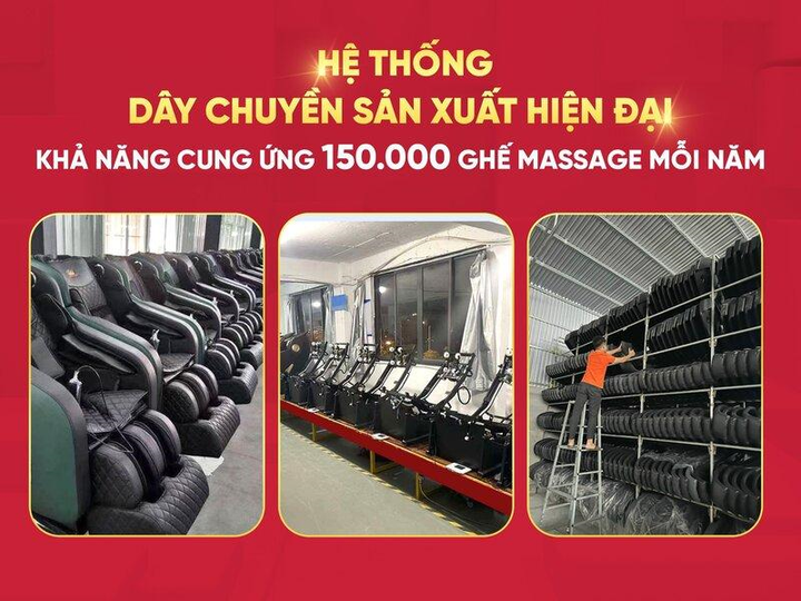 Queen Crown đầu tư mạnh cho dây chuyền sản xuất hiện đại.