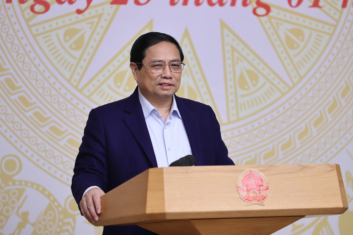 Thủ tướng Phạm Minh Chính. (Ảnh: VGP/Nhật Bắc)