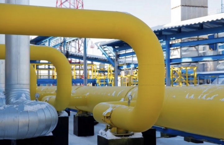 Đường ống tại trạm nén khí Atamanskaya thuộc dự án “Power of Siberia” của Gazprom bên ngoài thị trấn Svobodny của vùng Amur, Nga. (Ảnh: Reuters)