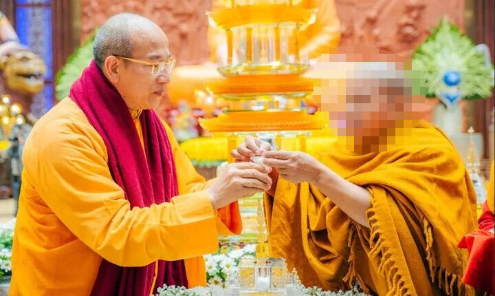 TP Uông Bí quyết định xử phạt hành chính 7,5 triệu đồng đối với ông Thích Trúc Thái Minh - Trụ trì chùa Ba Vàng.